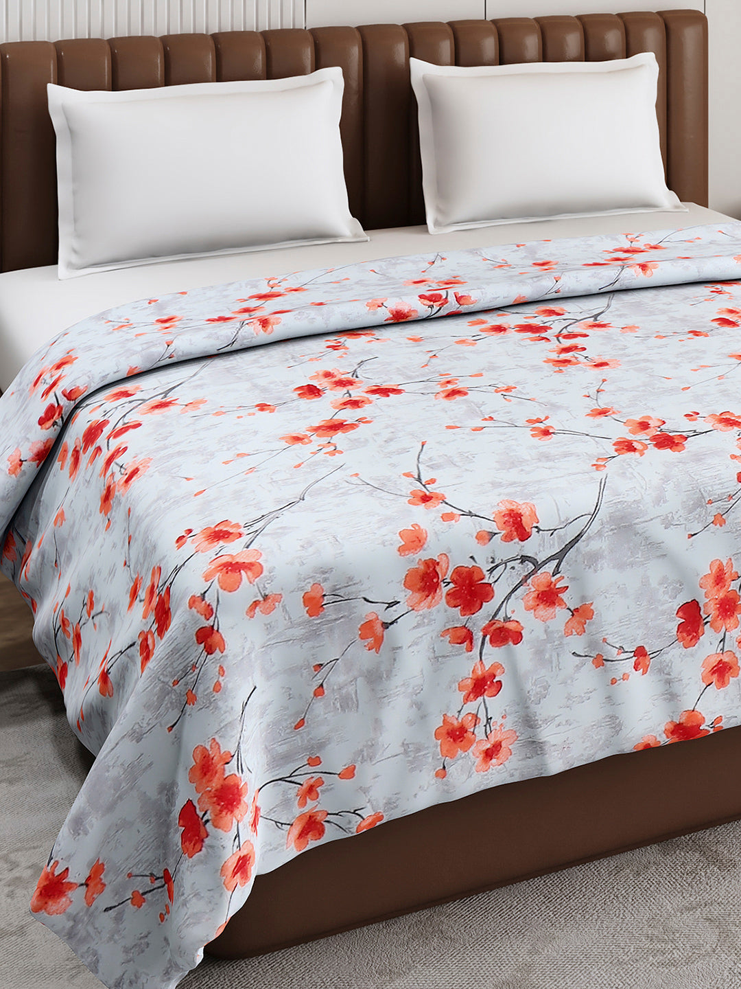 Printed Double Bed 210 GSM Blanket for AC Room - (Mellow)