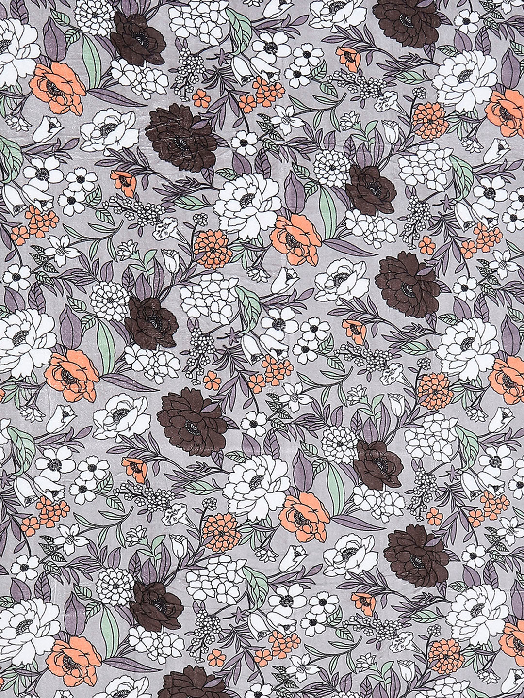 Printed Double Bed 210 GSM Blanket for AC Room - (Mellow)