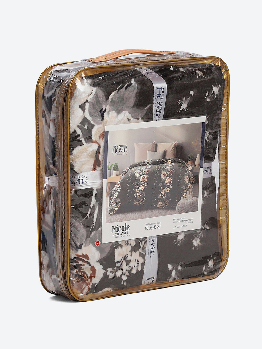 Printed Single Bed 350 GSM Blanket for AC Room - (Nicole)