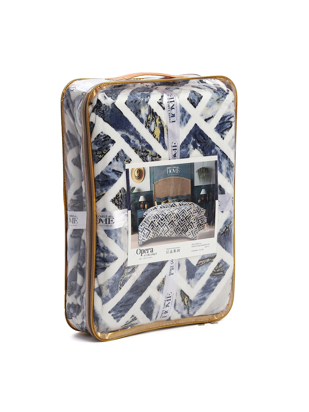Printed Double Bed 354 GSM Blanket for AC Room - (Opera)