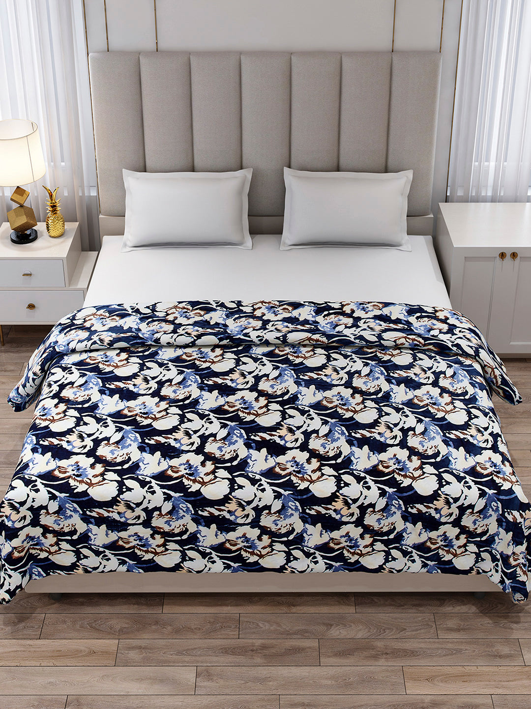 Printed Double Bed 354 GSM Blanket for AC Room - (Opera)