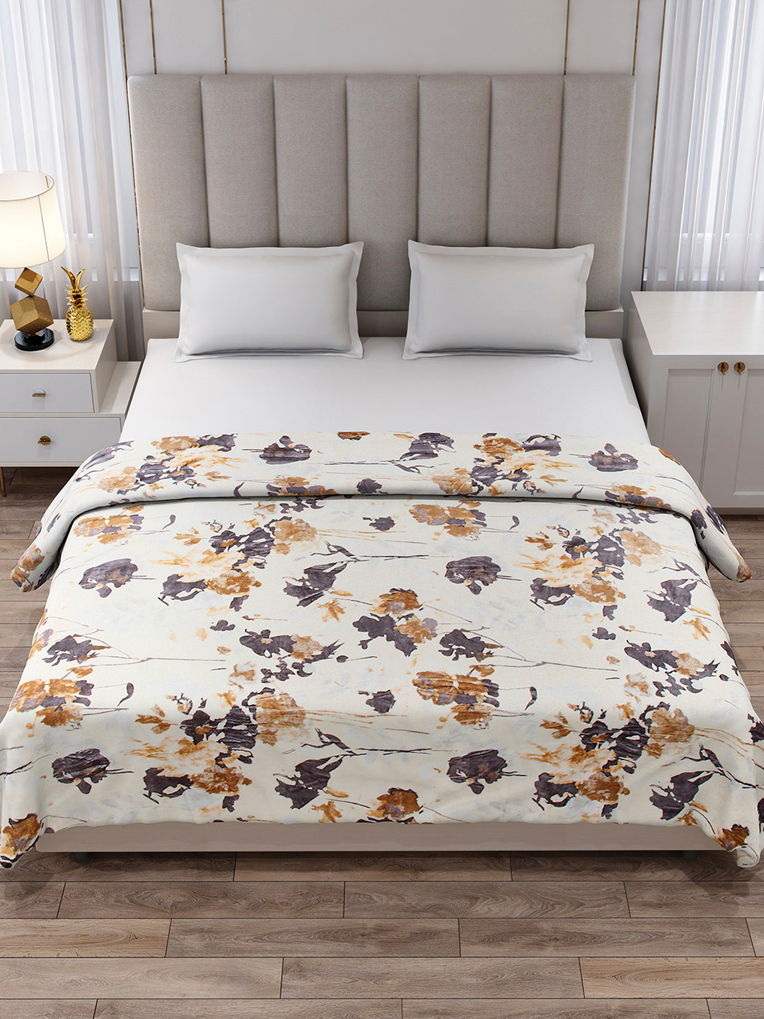 Printed Double Bed 354 GSM Blanket for AC Room - (Opera)