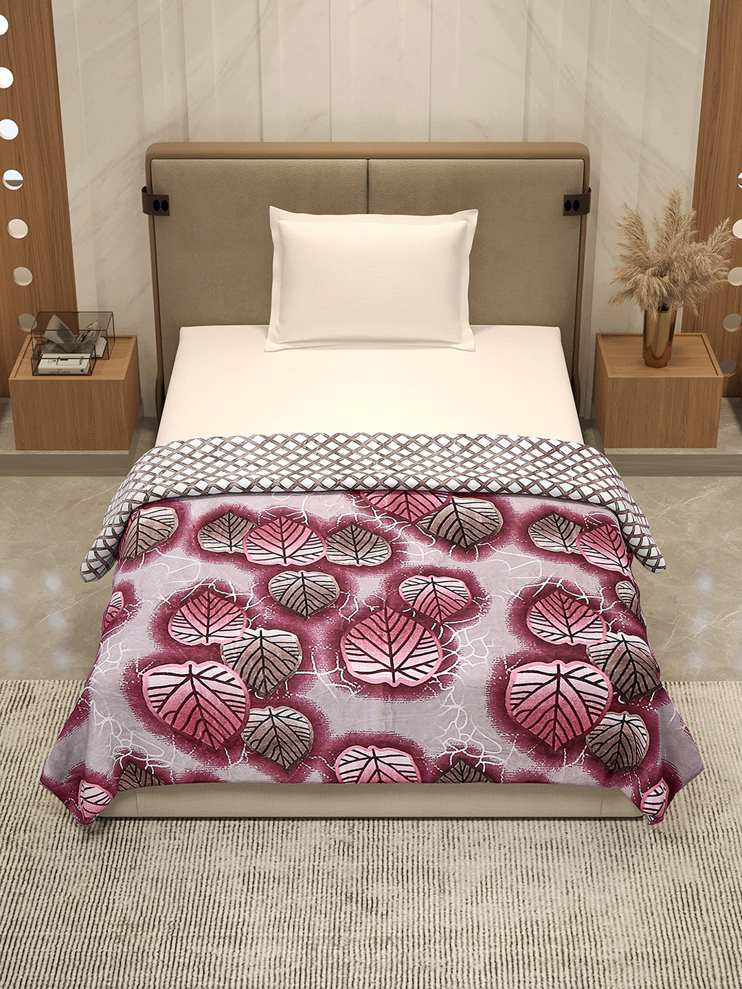 Printed Single Bed 350 GSM Blanket for AC Room - (Paramount)
