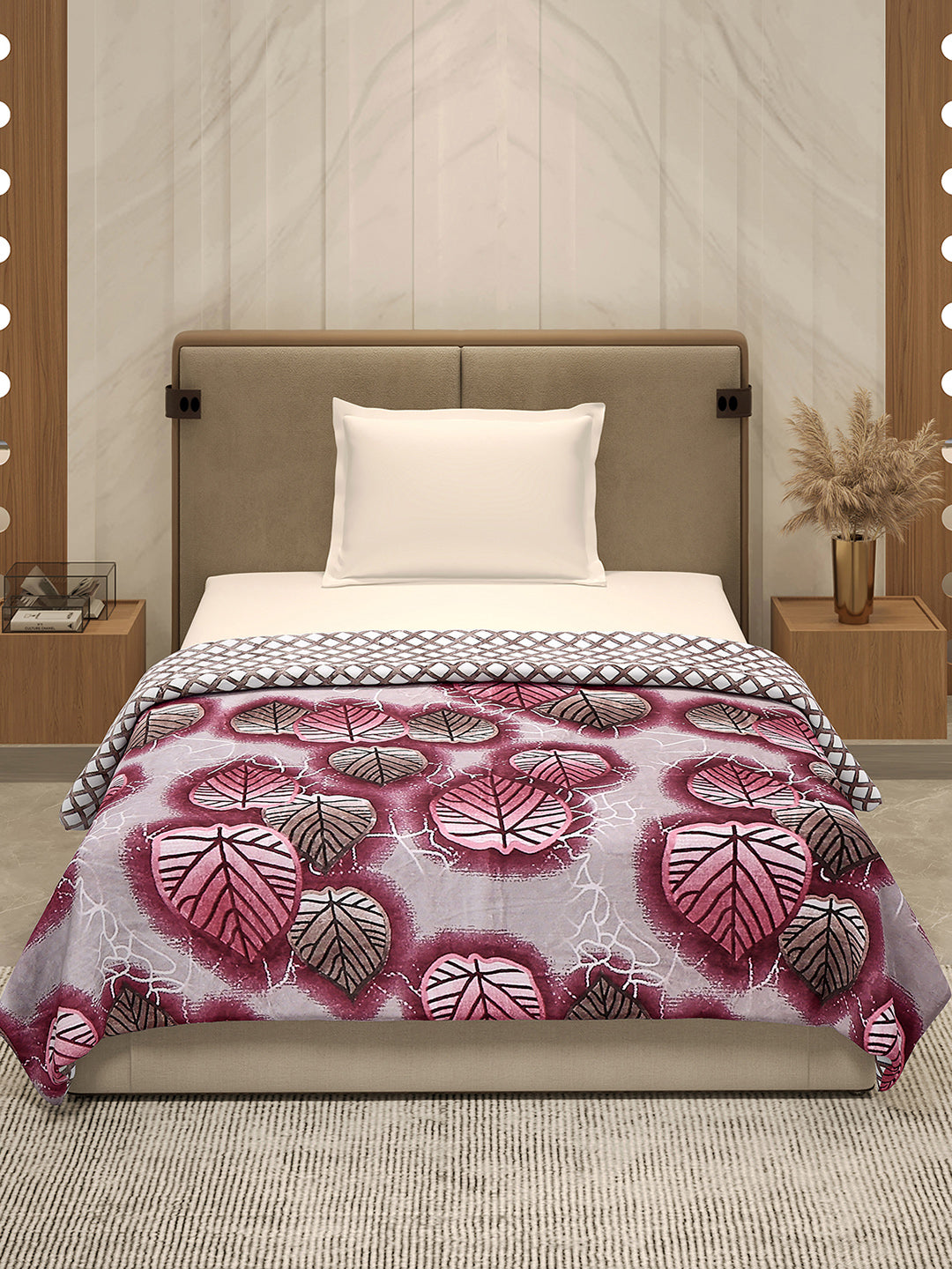 Printed Single Bed 350 GSM Blanket for AC Room - (Paramount)