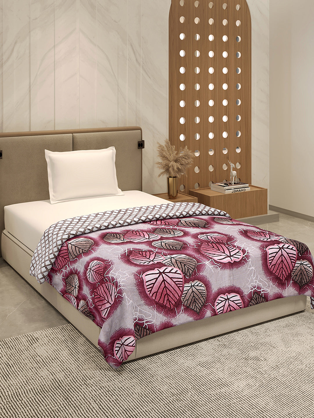 Printed Single Bed 350 GSM Blanket for AC Room - (Paramount)
