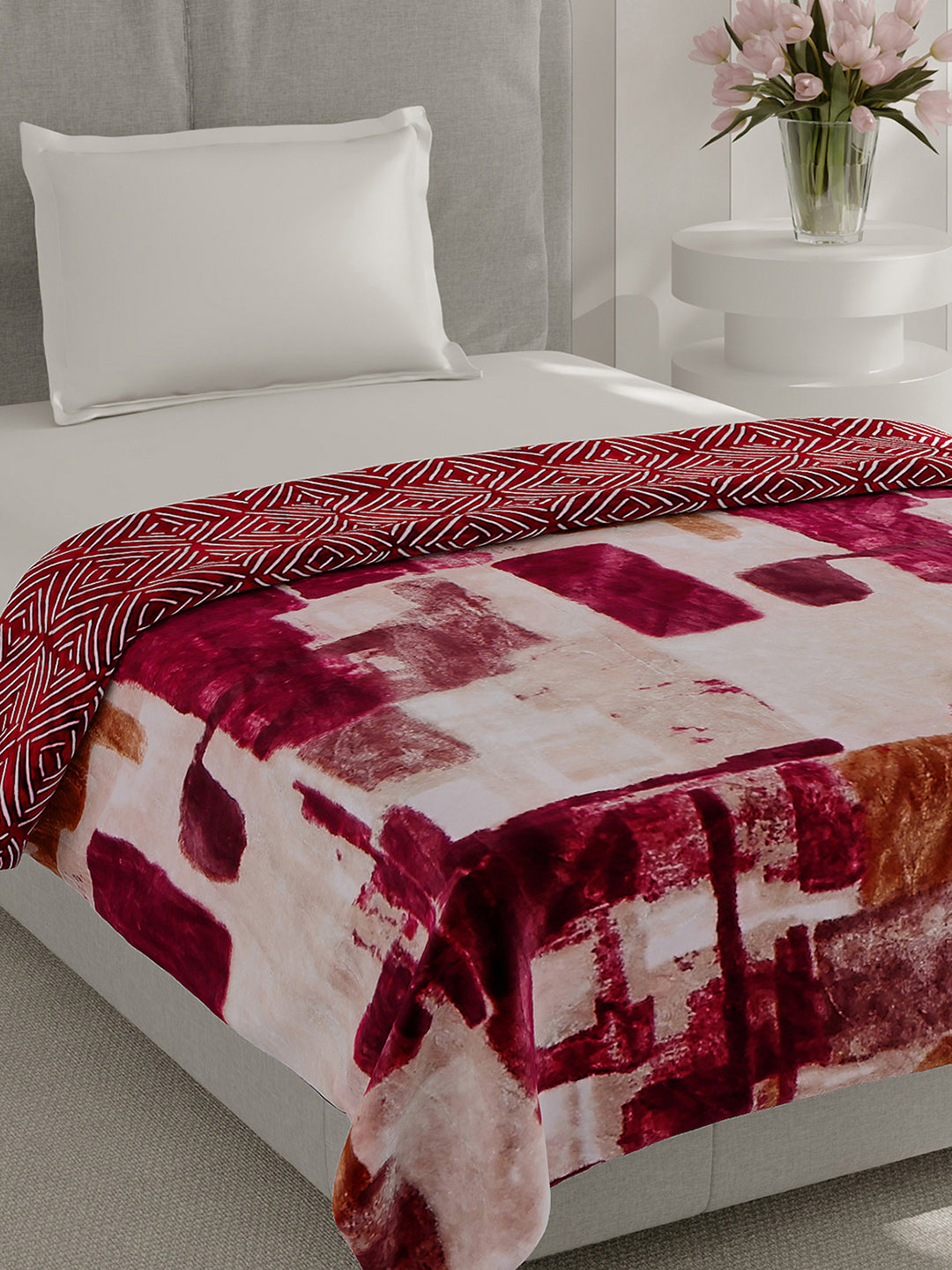 Printed Single Bed 350 GSM Blanket for AC Room - (Paramount)