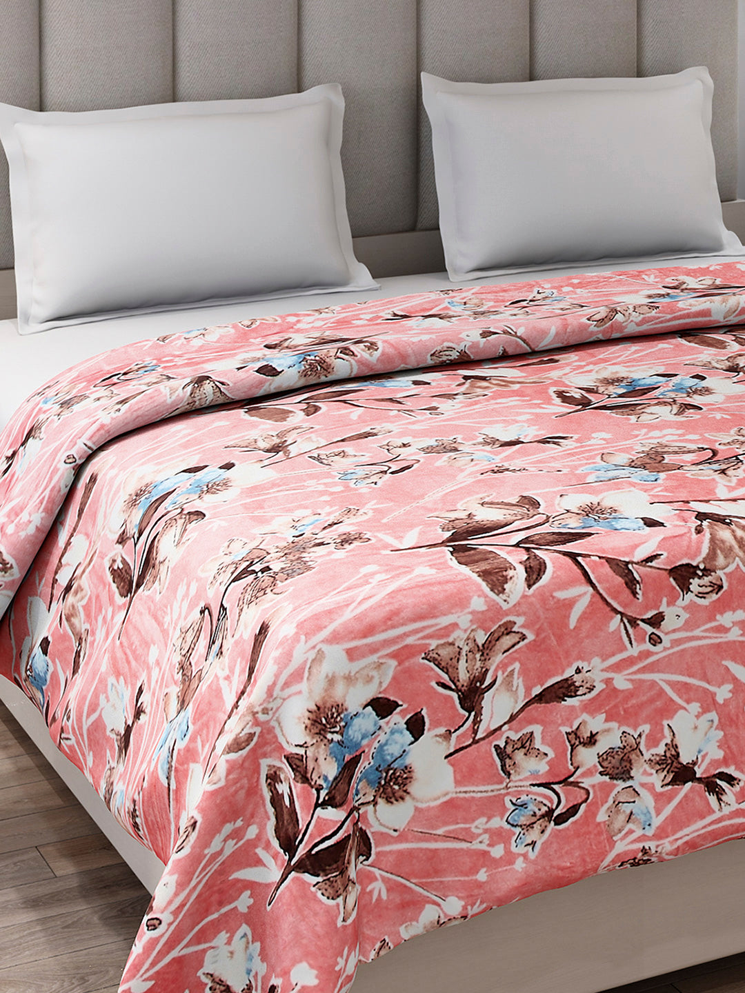 Printed Double Bed 233 GSM Blanket for AC Room - (Plushy)