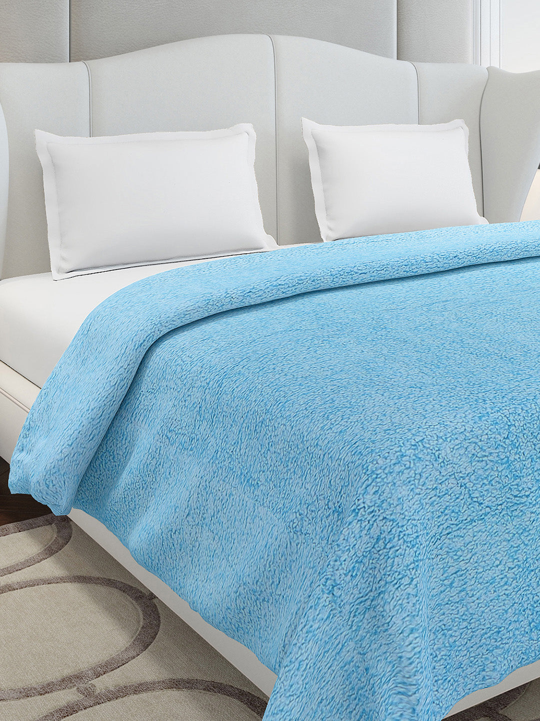 Solid Double Bed 300 GSM Blanket for AC Room - (Scotish)
