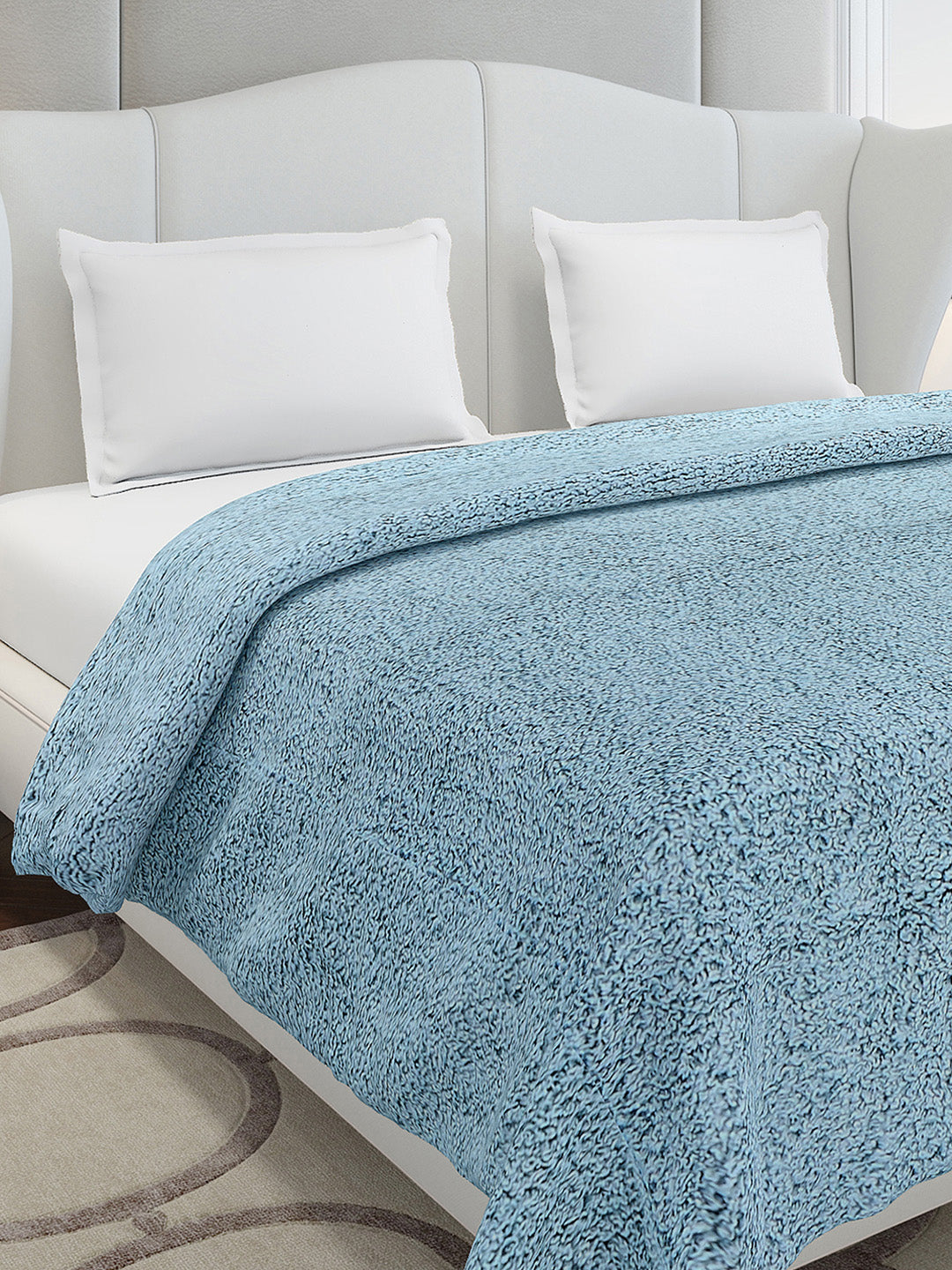 Solid Double Bed 300 GSM Blanket for AC Room - (Scotish)