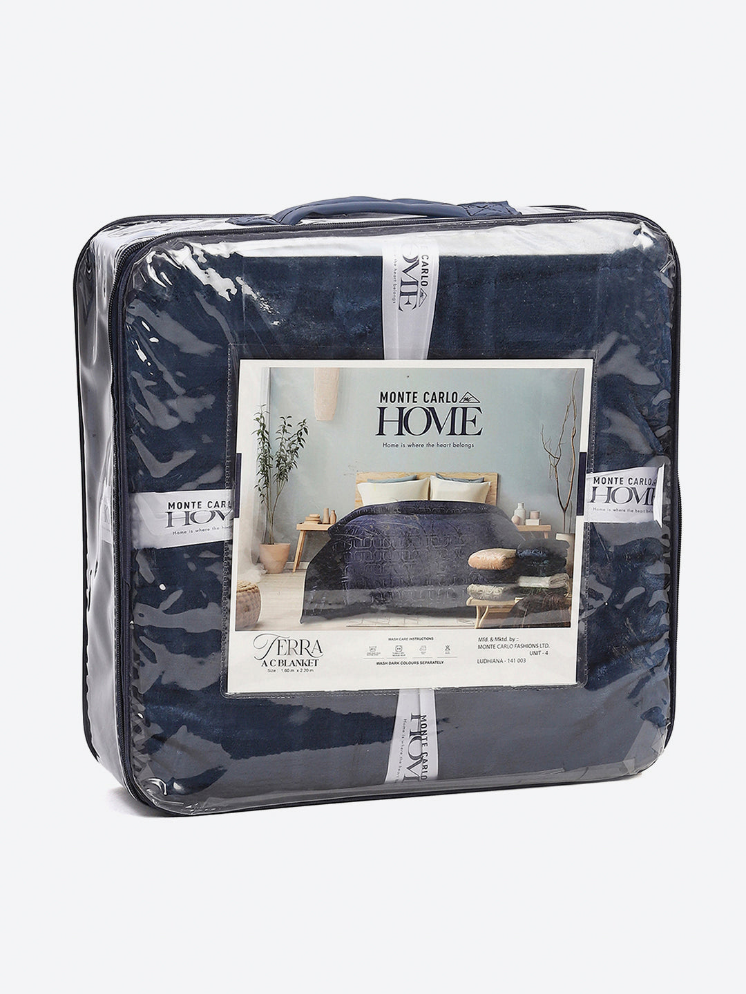 Printed Single Bed 210 GSM Blanket for AC Room - (Terra)