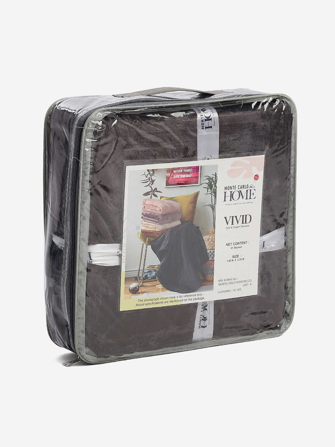 Solid Single Bed 300 GSM Blanket for AC Room - (Vivid)