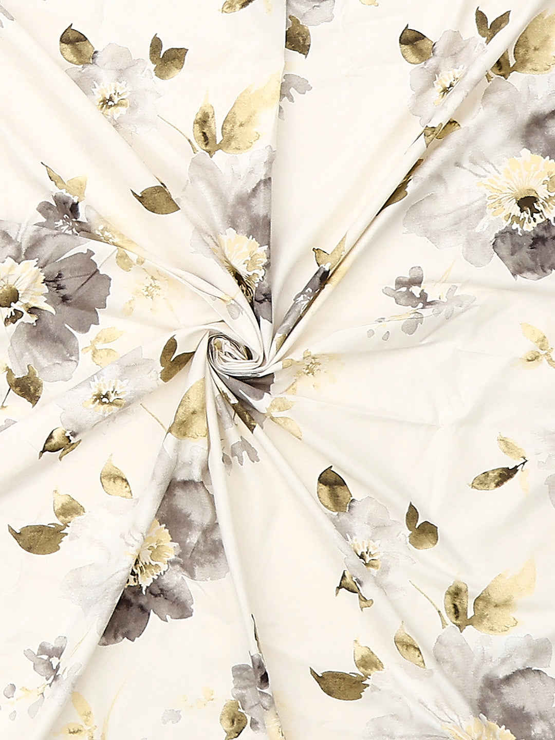 110 GSM Polyester Double Bed 1 Bedsheet with 2 Pillow Cover (Aromatica)