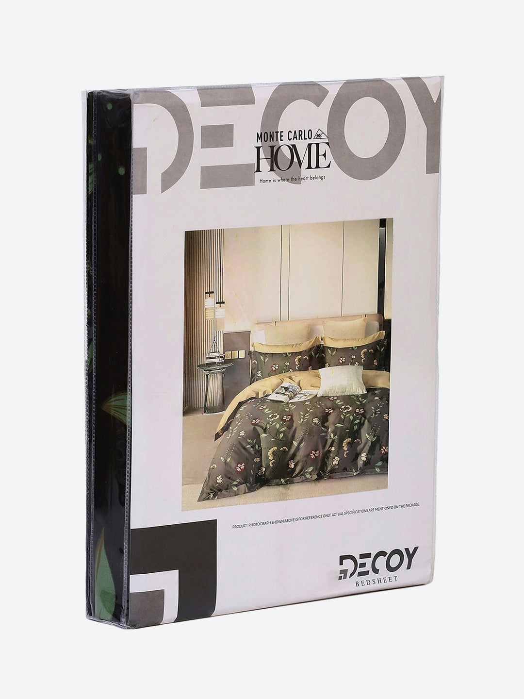 130 GSM Polyester Single Bedsheet with 1 Pillow Cover (Decoy)