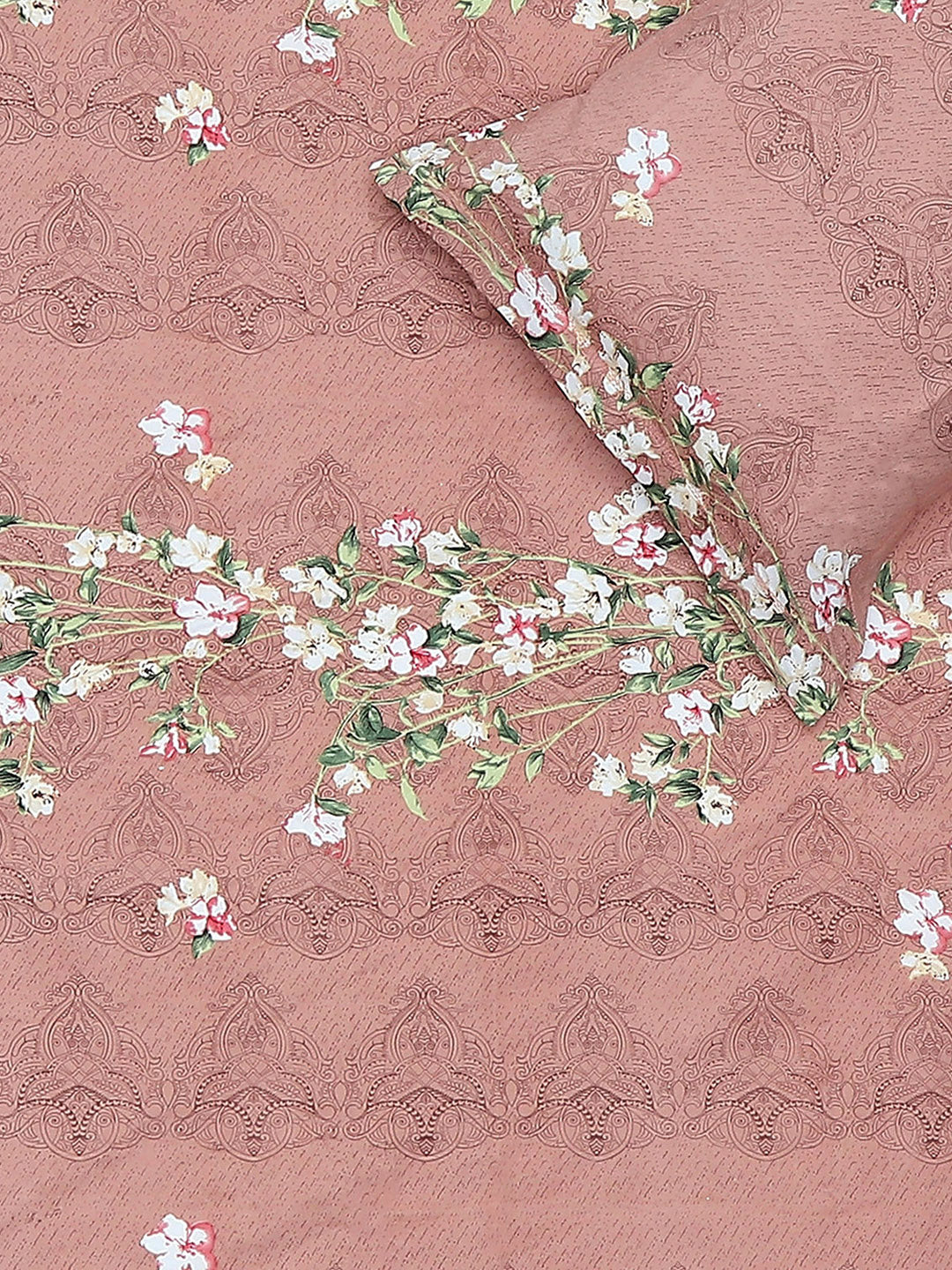 130 GSM Polyester Single Bedsheet with 1 Pillow Cover (Decoy)