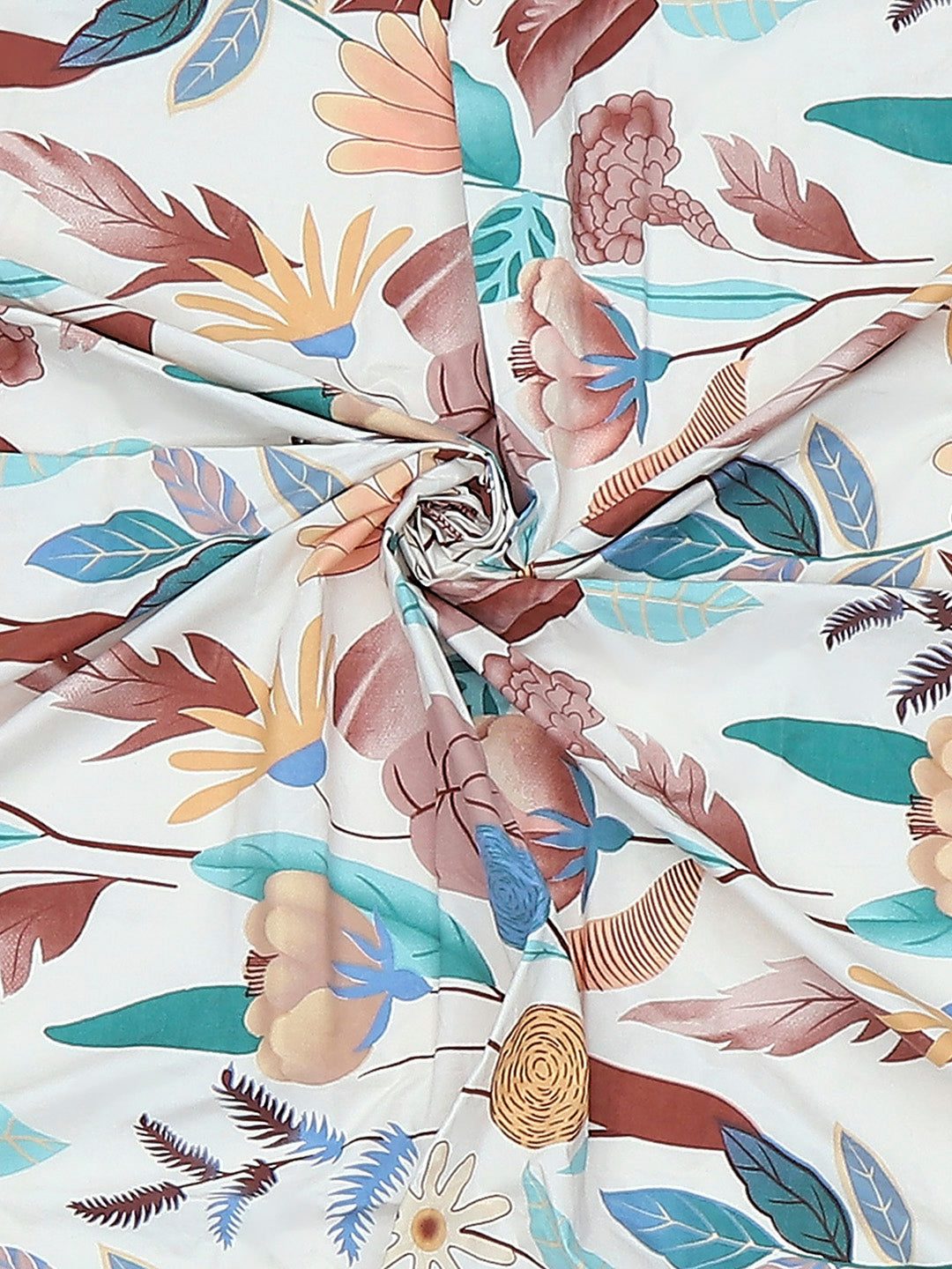 130 GSM Polyester Single Bedsheet with 1 Pillow Cover (Decoy)