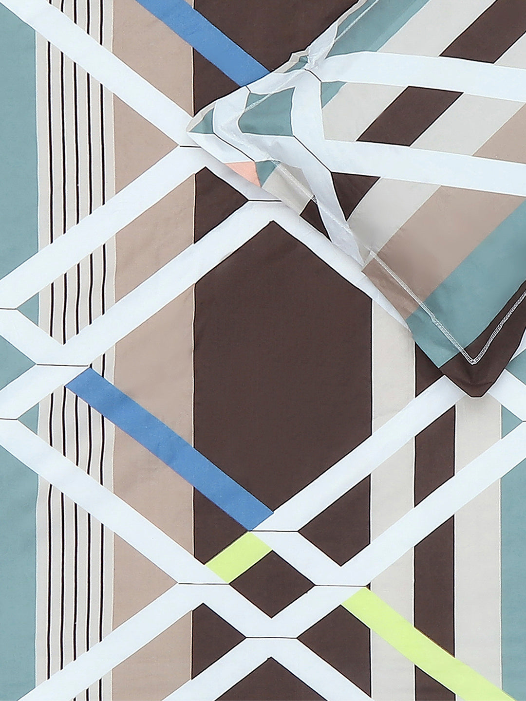 130 GSM Polyester Single Bedsheet with 1 Pillow Cover (Decoy)