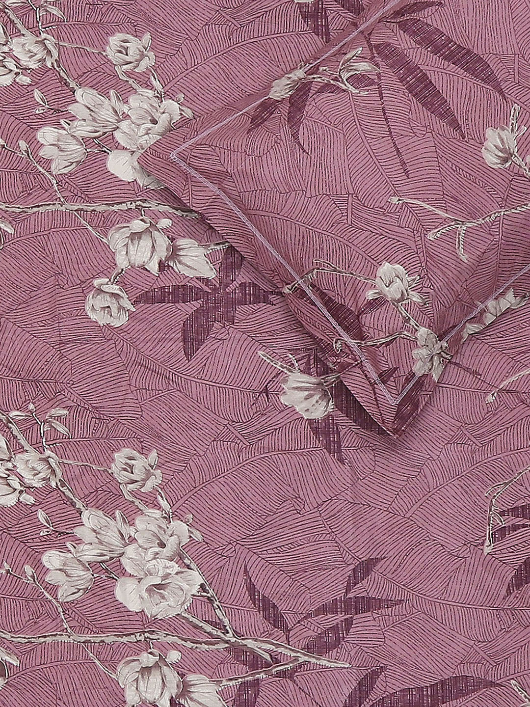 130 GSM Polyester Single Bedsheet with 1 Pillow Cover (Decoy)