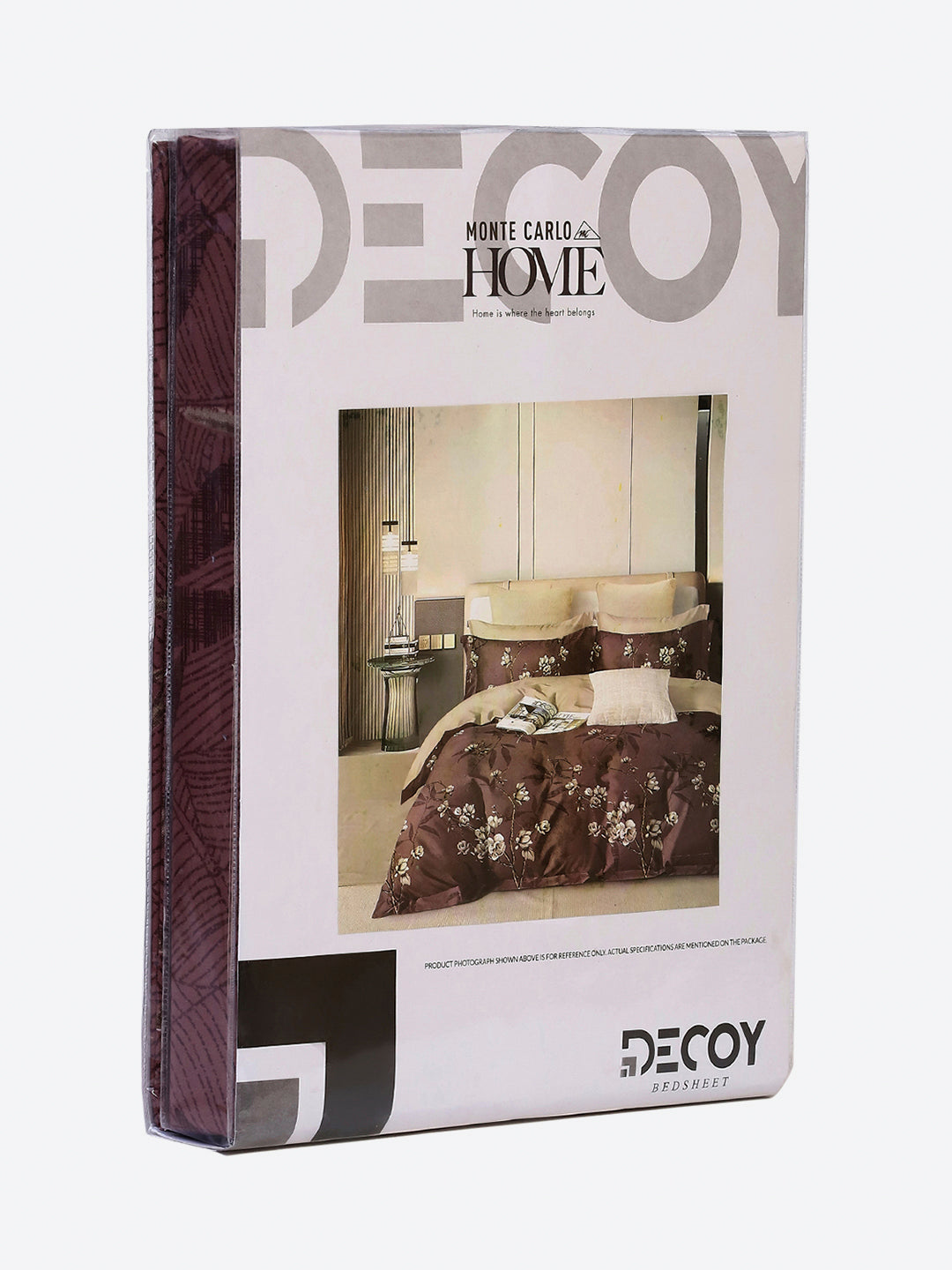 130 GSM Polyester Single Bedsheet with 1 Pillow Cover (Decoy)
