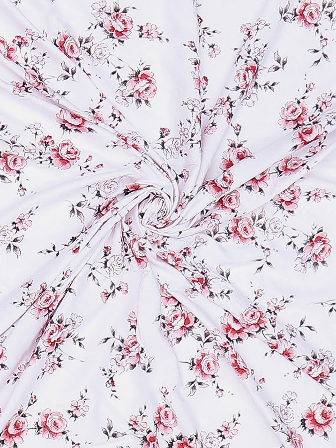 130 GSM Polyester King Size 1 Bedsheet with 2 Pillow Covers (Edmond)