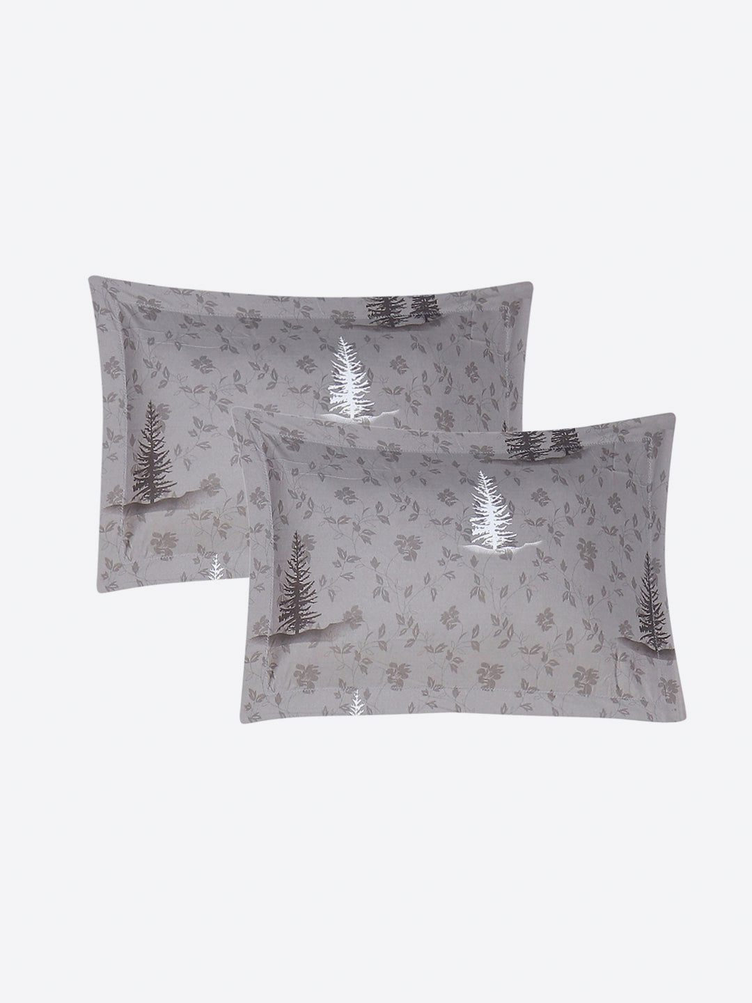 130 GSM Polyester King Size 1 Bedsheet with 2 Pillow Covers (Edmond)