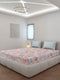 130 GSM Polyester King Size 1 Bedsheet with 2 Pillow Covers (Edmond)