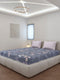 130 GSM Polyester King Size 1 Bedsheet with 2 Pillow Covers (Edmond)