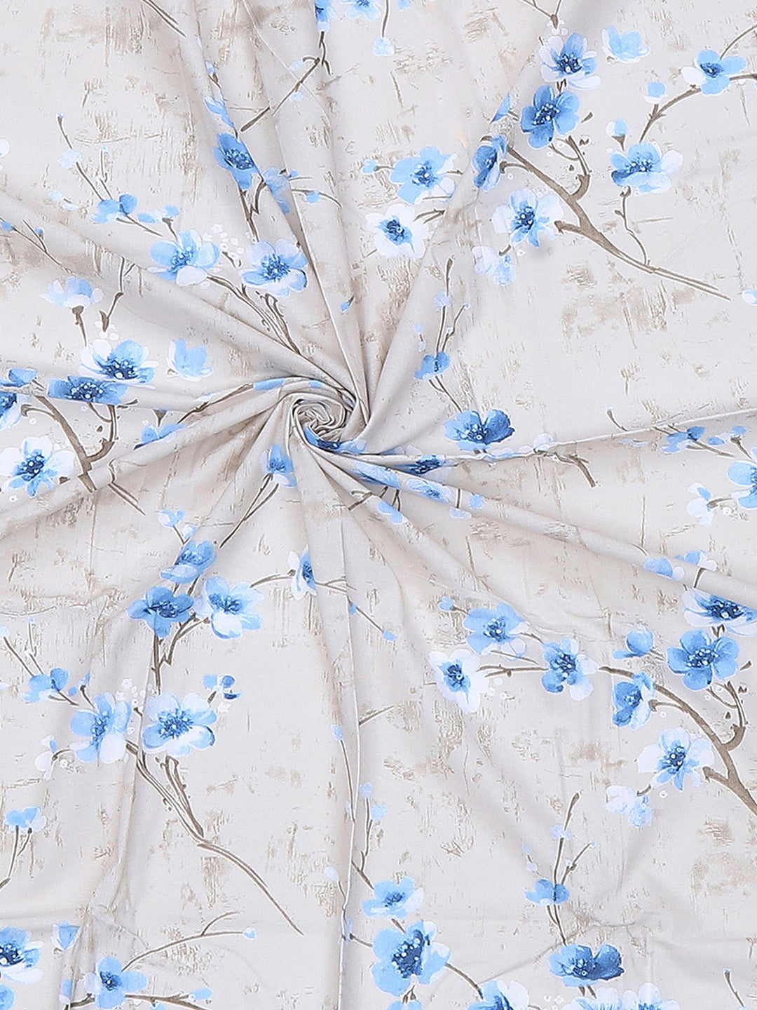 104 TC Cotton Single Bedsheet with 1 Pillow Cover (Elegance)