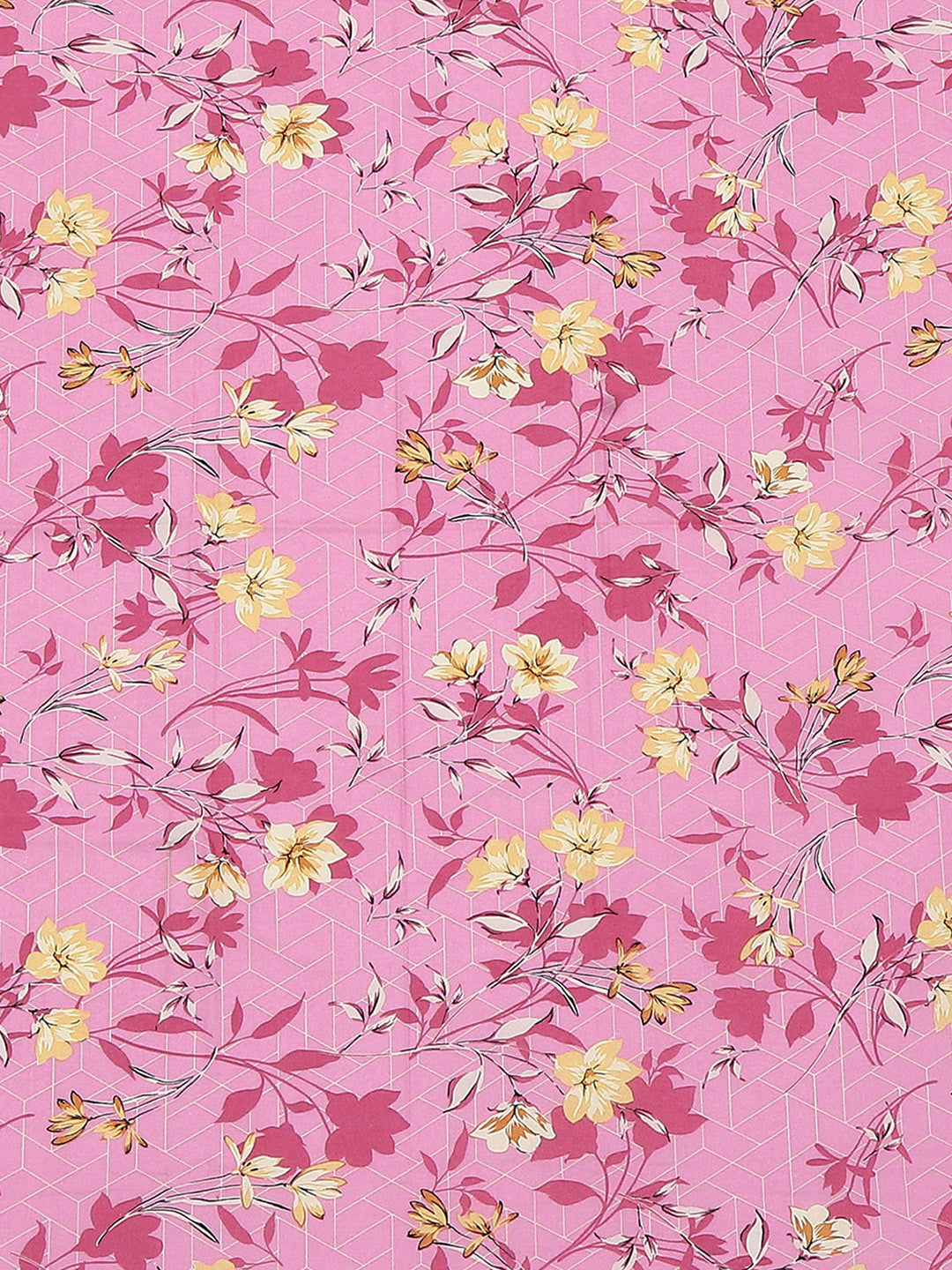 104 TC Cotton Single Bedsheet with 1 Pillow Cover (Elegance)