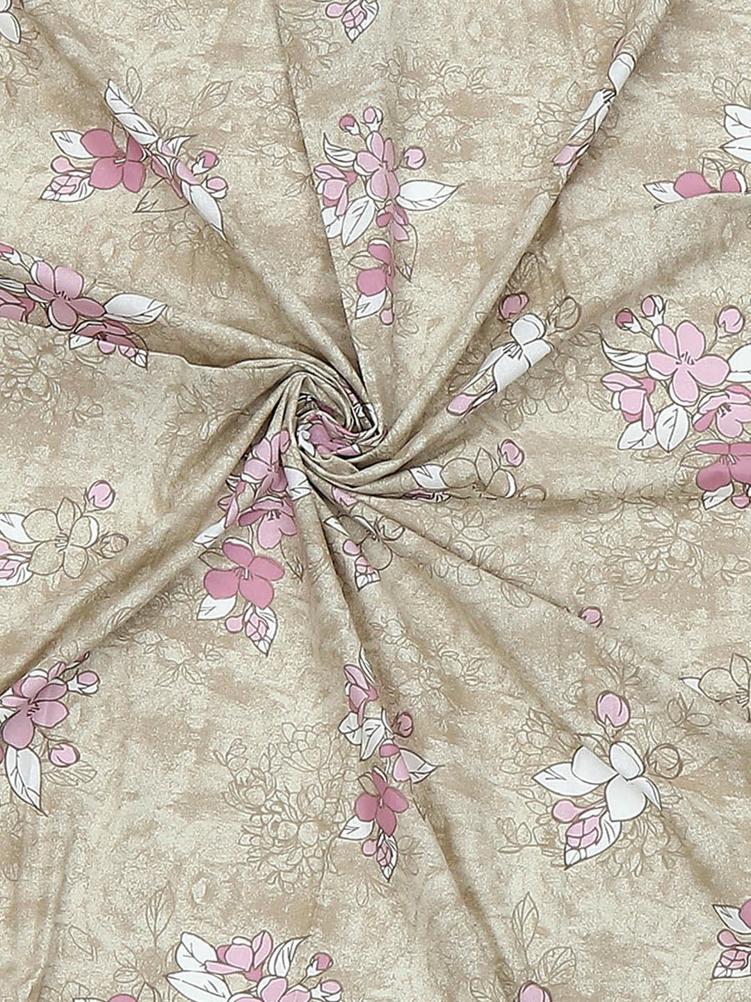 104 TC Cotton Single Bedsheet with 1 Pillow Cover (Elegance)