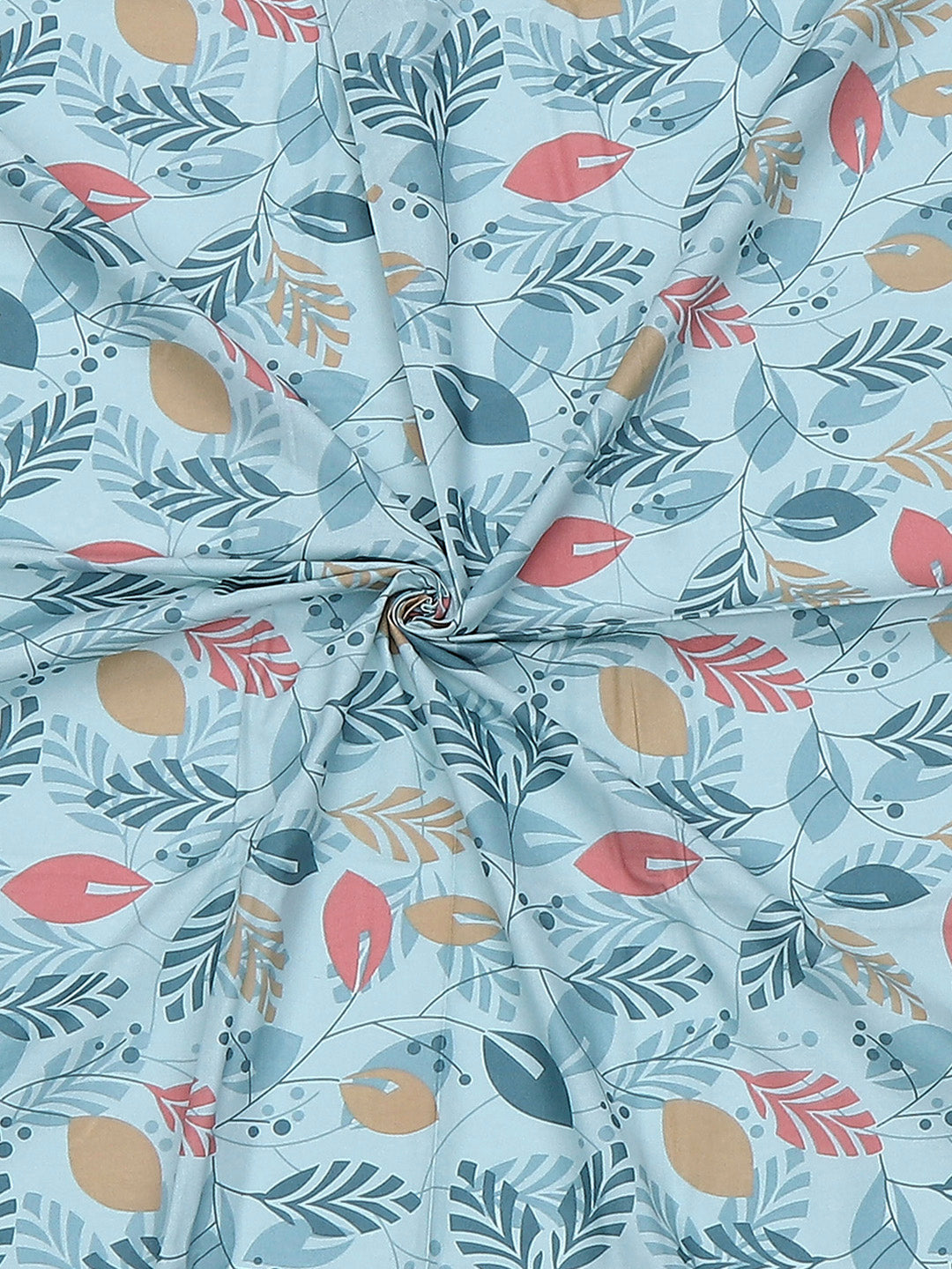 104 TC Cotton Single Bedsheet with 1 Pillow Cover (Elegance)