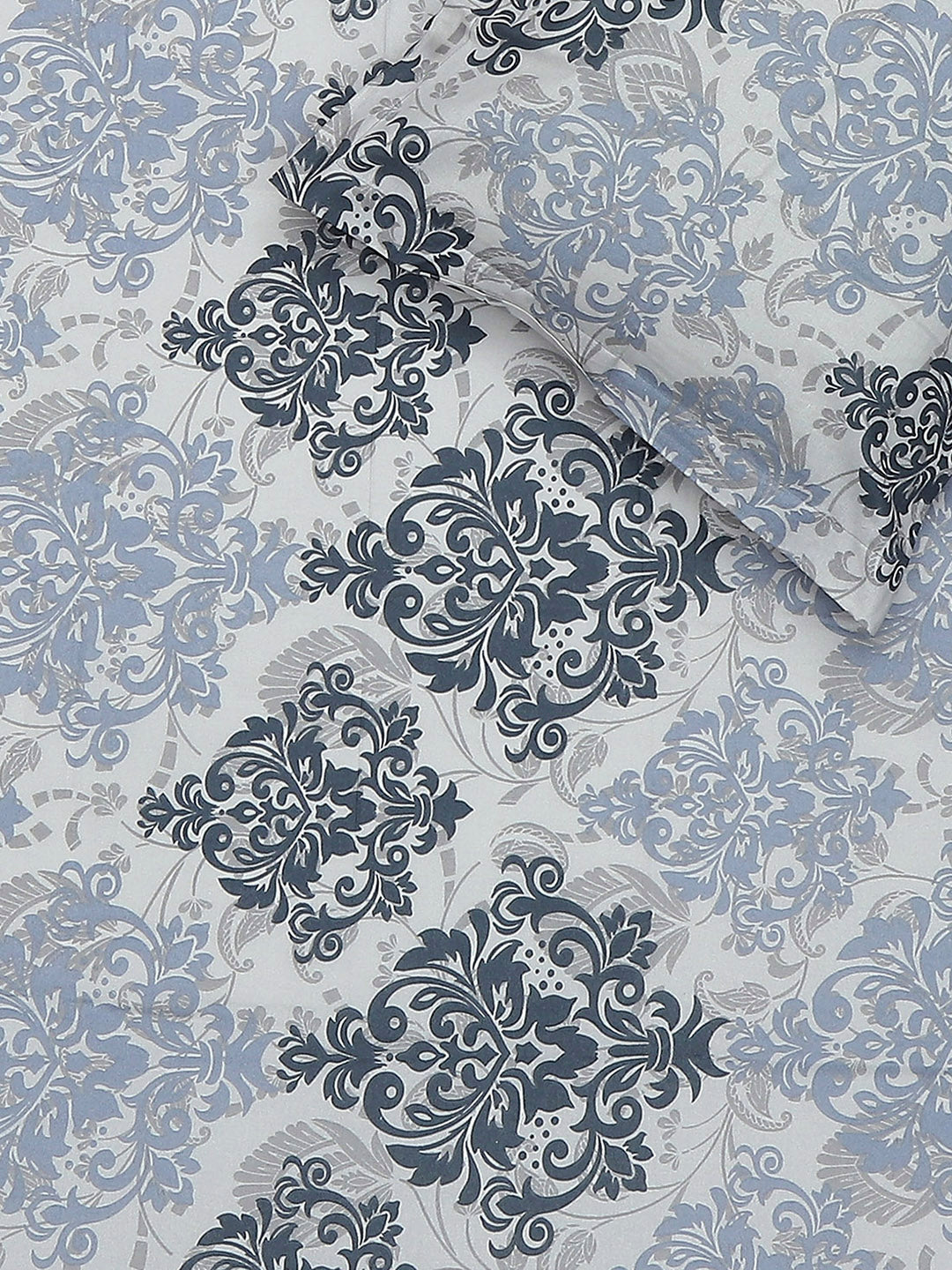 104 TC Cotton Single Bedsheet with 1 Pillow Cover (Elegance)