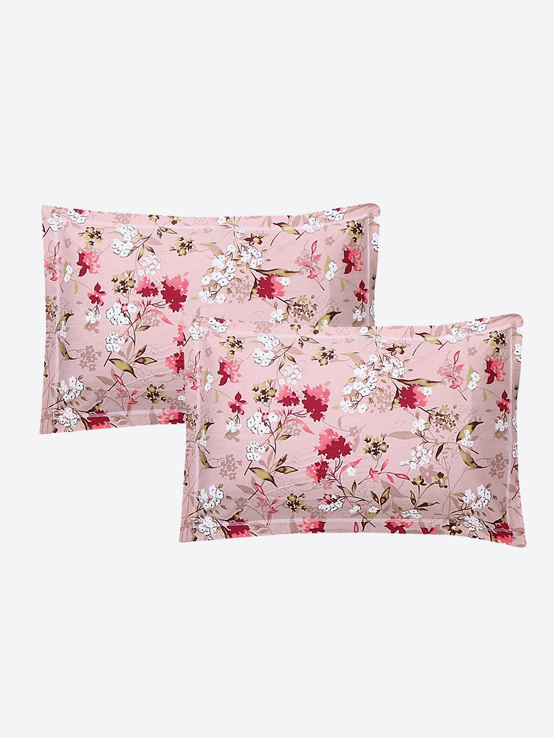 130 GSM Polyester Double Bed 1 Bedsheet with 2 Pillow Covers (Fashnik)