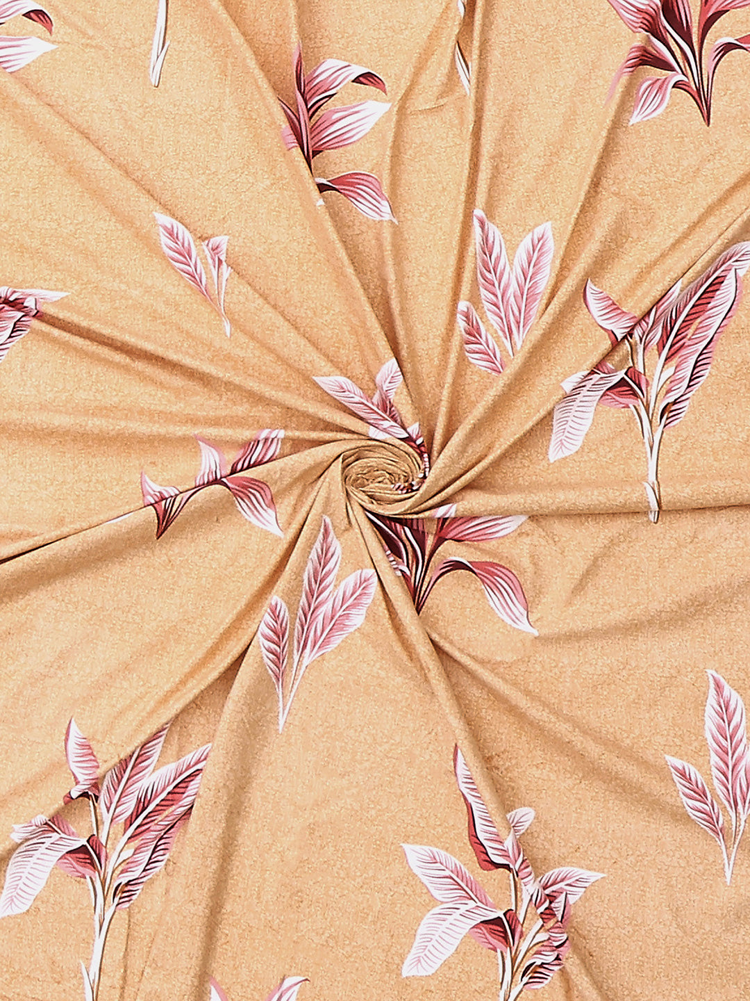 130 GSM Polyester Double Bed 1 Bedsheet with 2 Pillow Covers (Fashnik)