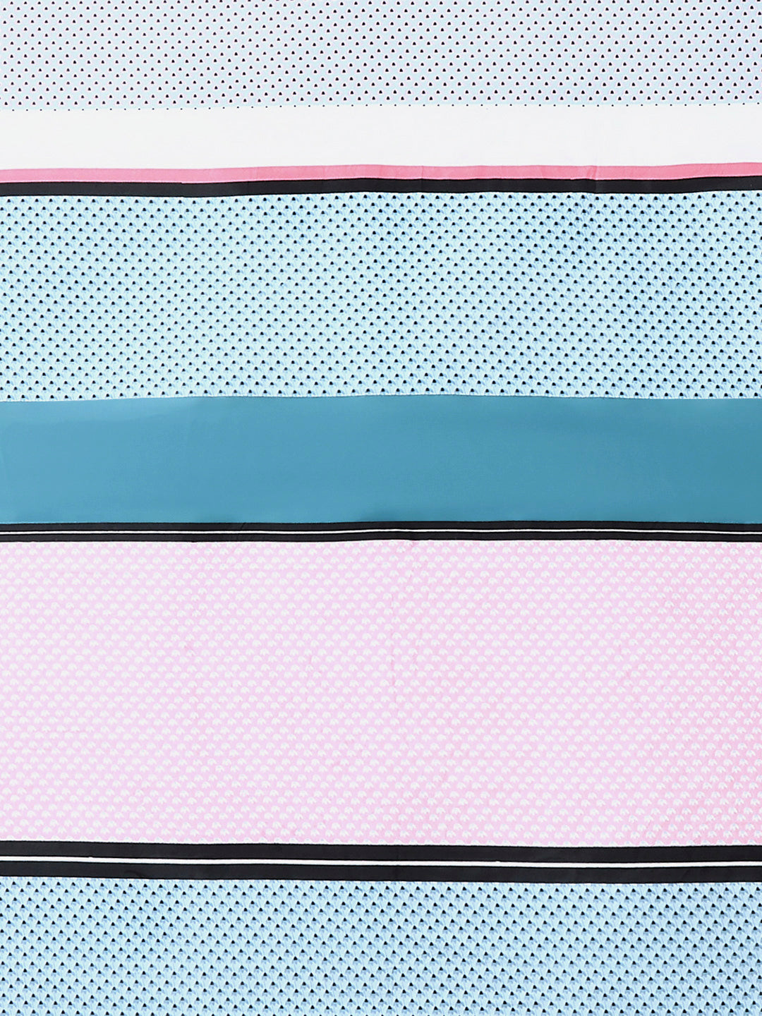 130 GSM Polyester Double Bed 1 Bedsheet with 2 Pillow Covers (Fashnik)