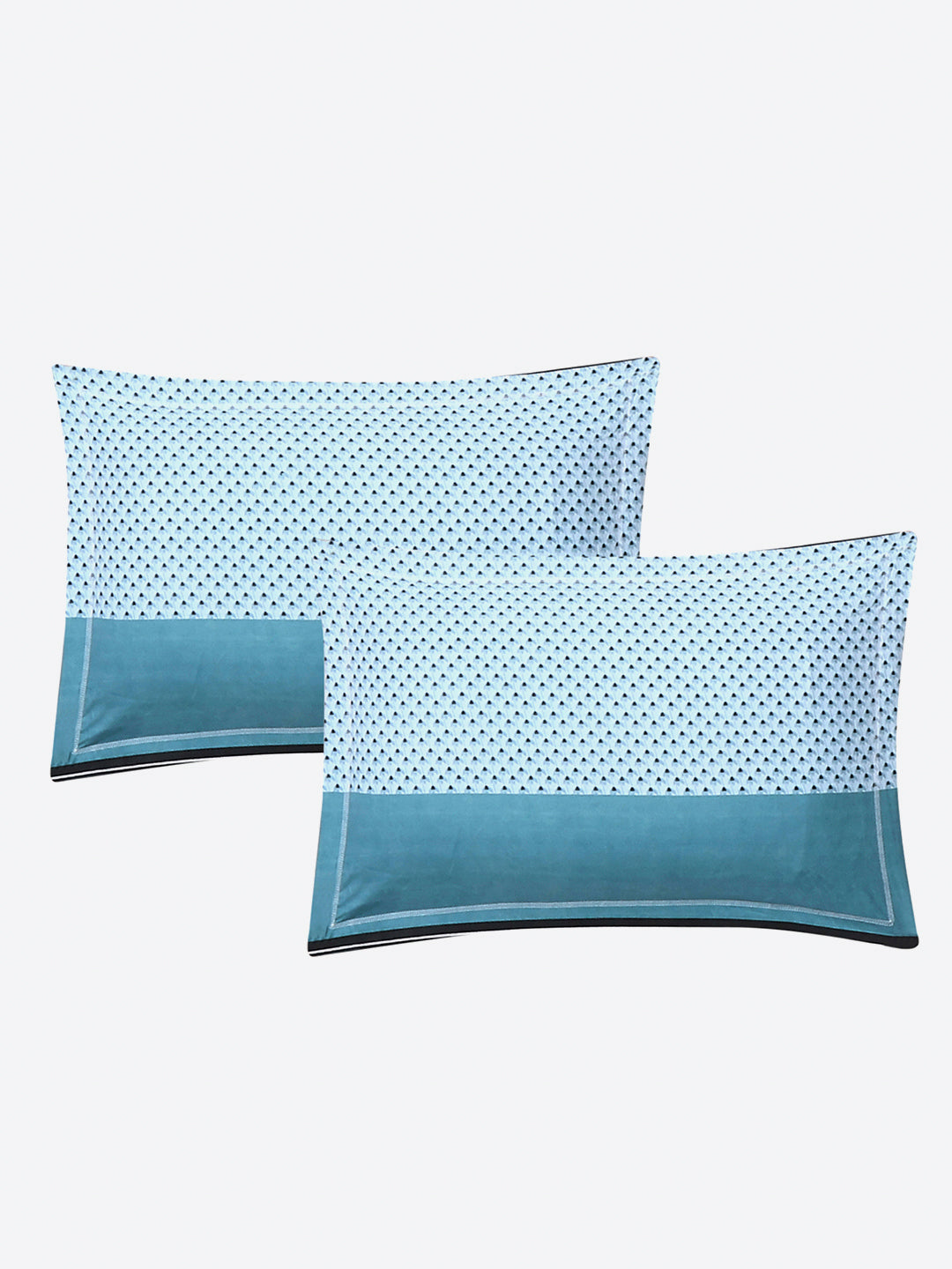 130 GSM Polyester Double Bed 1 Bedsheet with 2 Pillow Covers (Fashnik)