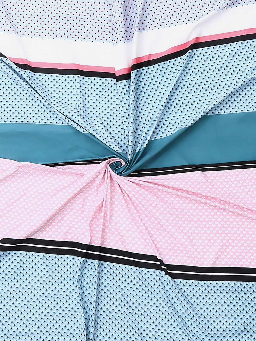 130 GSM Polyester Double Bed 1 Bedsheet with 2 Pillow Covers (Fashnik)