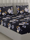 130 GSM Polyester Double Bed 1 Bedsheet with 2 Pillow Covers (Fashnik)