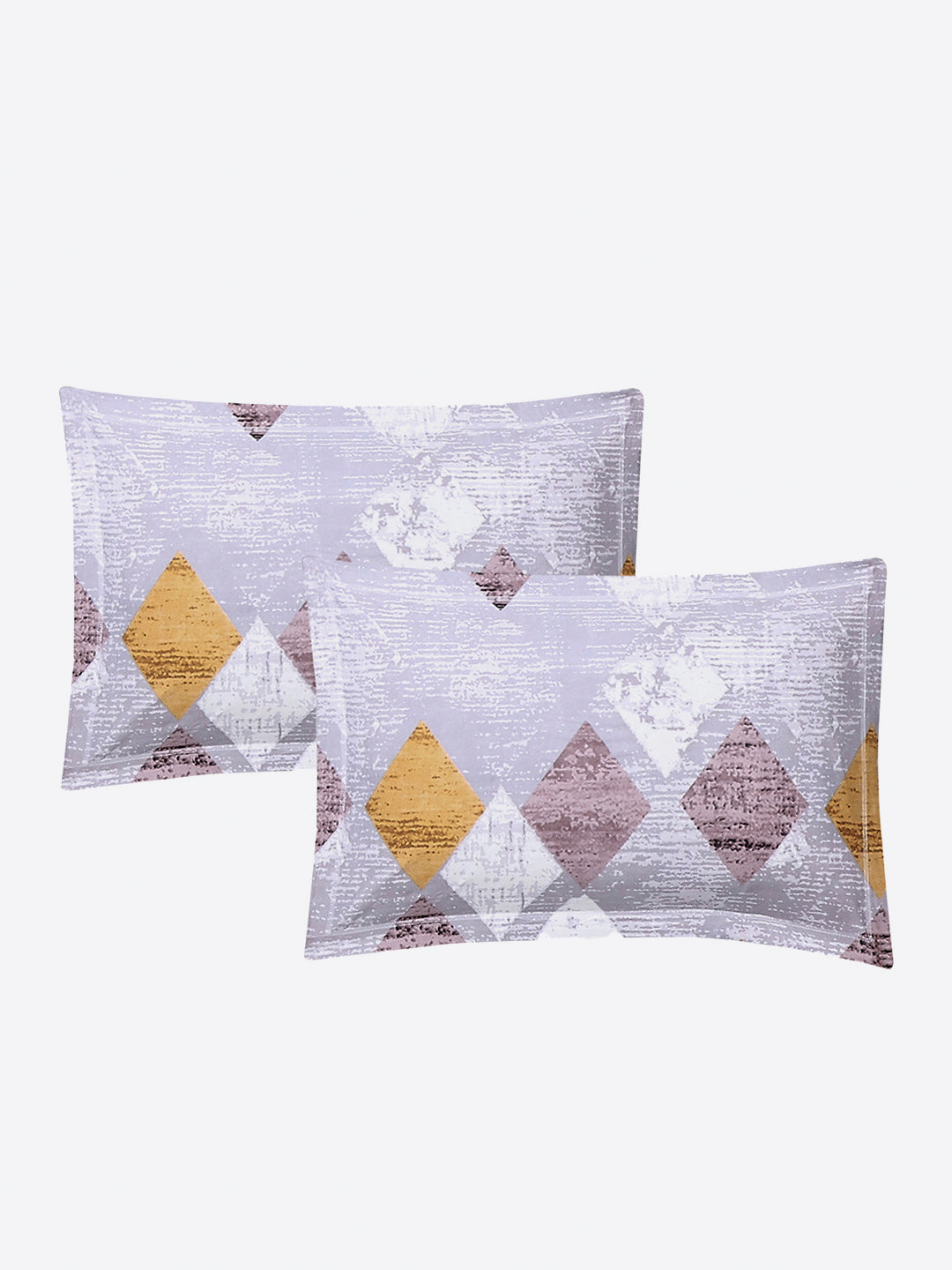 130 GSM Polyester Double Bed 1 Bedsheet with 2 Pillow Covers (Fashnik)