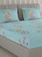 130 GSM Polyester Double Bed 1 Bedsheet with 2 Pillow Covers (Fashnik)