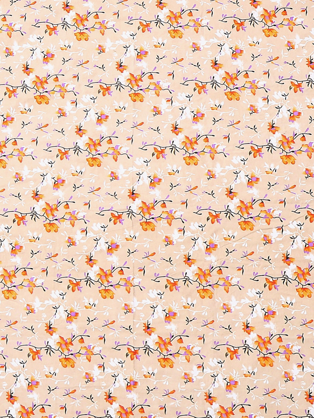 130 GSM Polyester Double Bed 1 Bedsheet with 2 Pillow Covers (Fashnik)