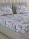 130 GSM Polyester Double Bed 1 Bedsheet with 2 Pillow Covers (Fashnik)