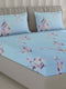 130 GSM Polyester Double Bed 1 Bedsheet with 2 Pillow Covers (Fashnik)