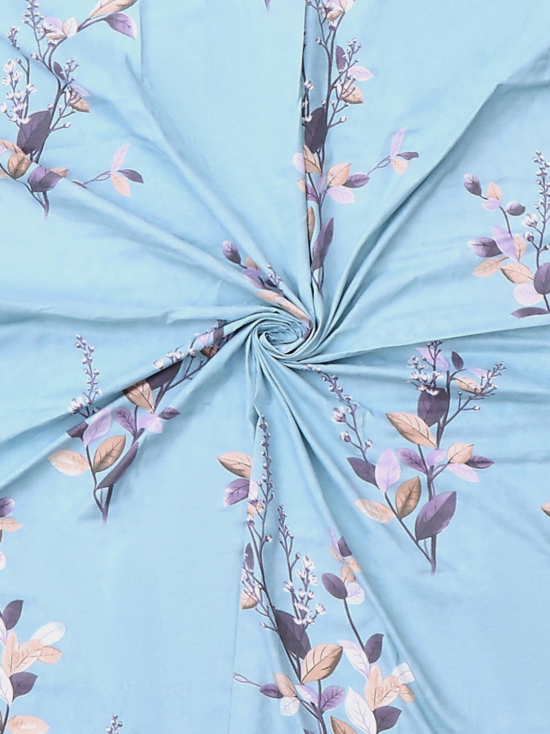 130 GSM Polyester Double Bed 1 Bedsheet with 2 Pillow Covers (Fashnik)