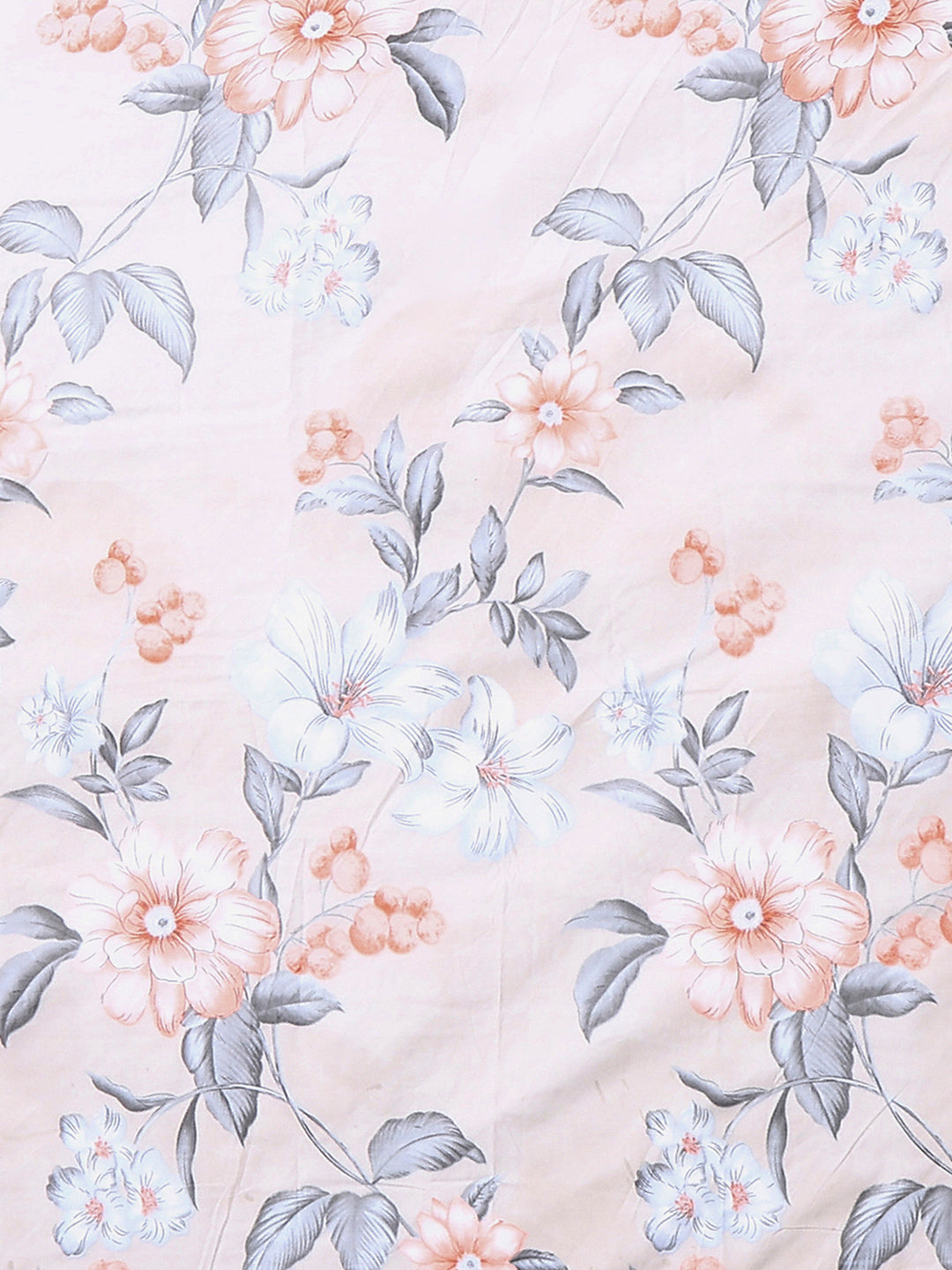 130 GSM Polyester Double Bed 1 Bedsheet with 2 Pillow Covers (Fashnik)