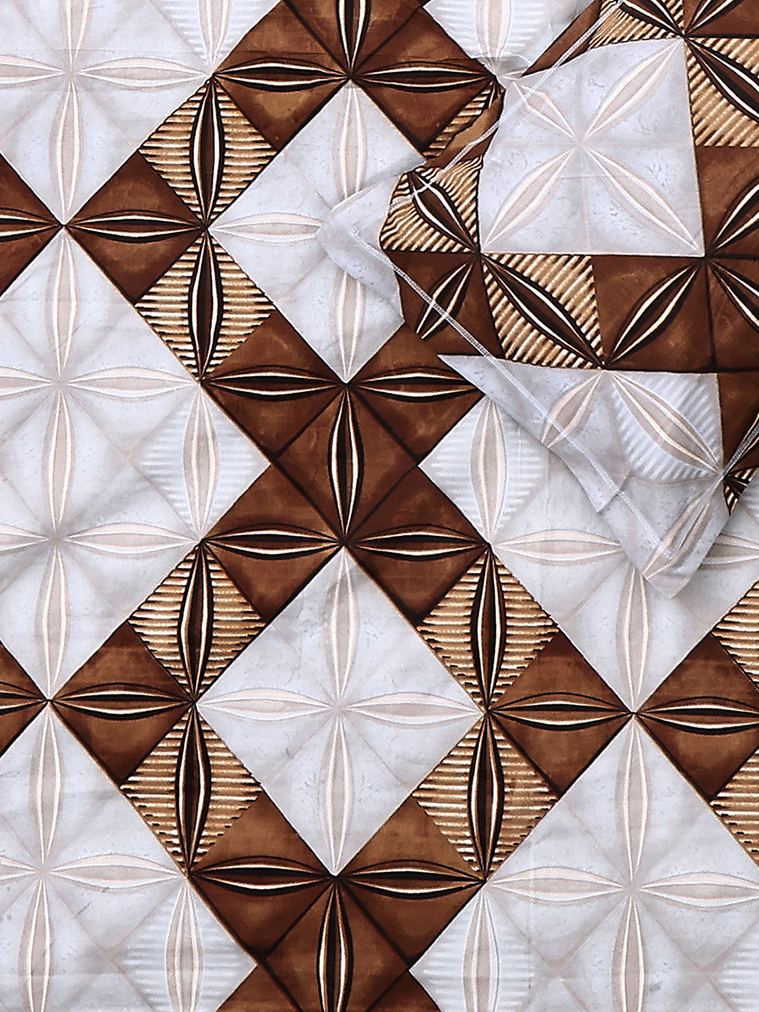 130 GSM Polyester Double Bed 1 Bedsheet with 2 Pillow Covers (Fashnik)