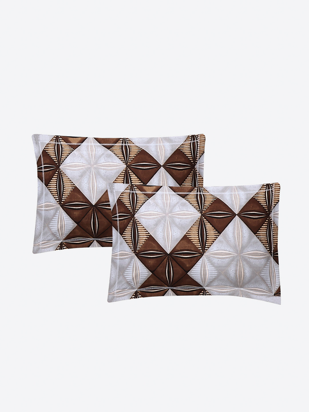 130 GSM Polyester Double Bed 1 Bedsheet with 2 Pillow Covers (Fashnik)