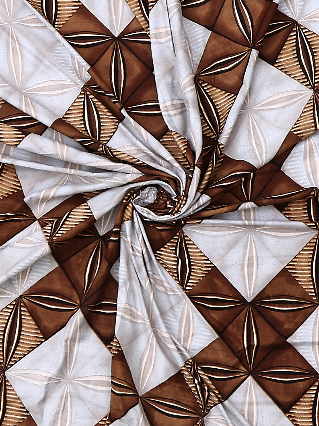 130 GSM Polyester Double Bed 1 Bedsheet with 2 Pillow Covers (Fashnik)