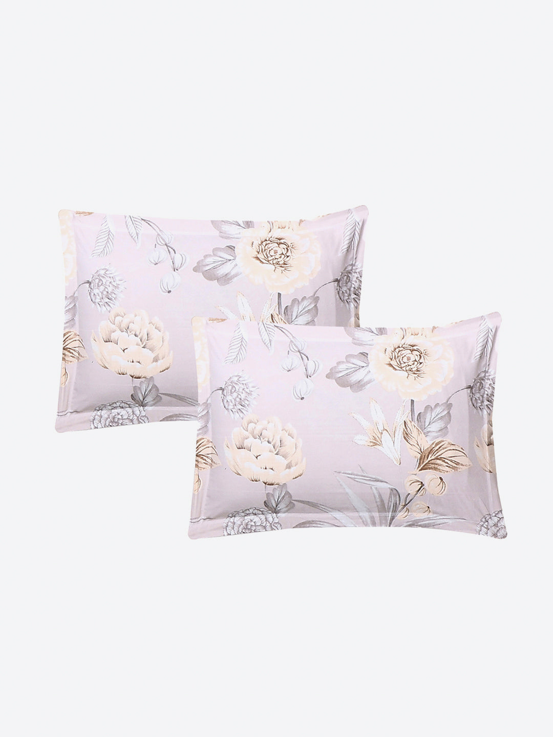 130 GSM Polyester Double Bed 1 Bedsheet with 2 Pillow Covers (Fashnik)