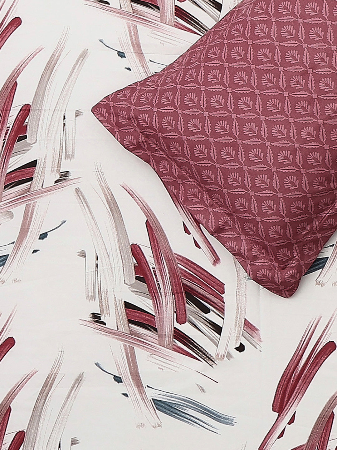 130 GSM Polyester Double Bed 1 Bedsheet with 2 Pillow Covers (Immortal)