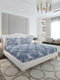 120 GSM Polyester Queen Size 1 Bedsheet with 2 Pillow Covers (Occasion)